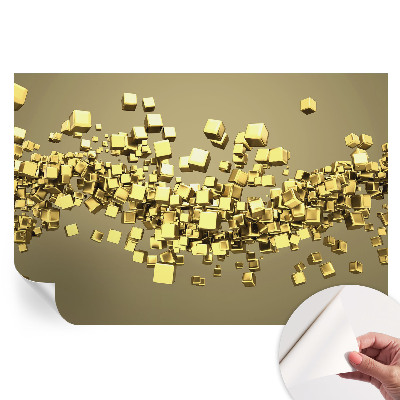 Papier peint photo moderne Cubes créatifs pour salon