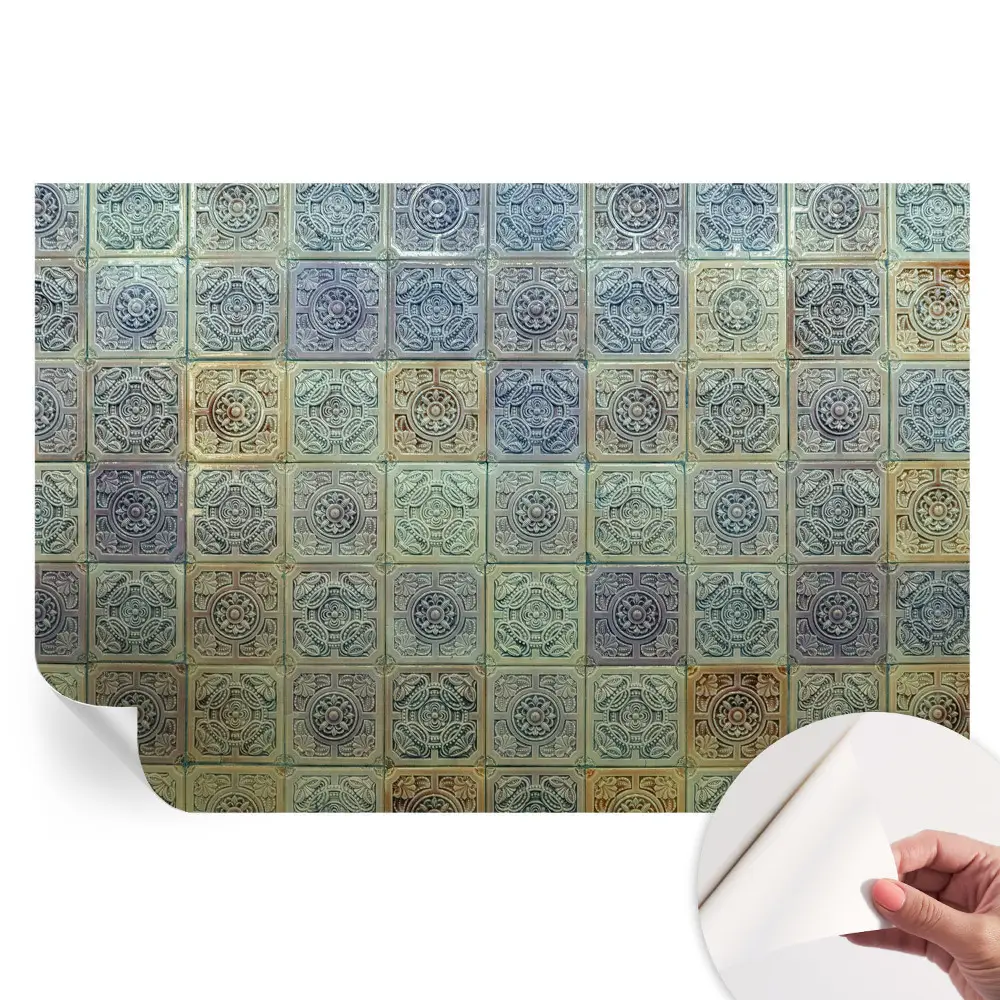 Papier peint autocollant à motifs géométriques