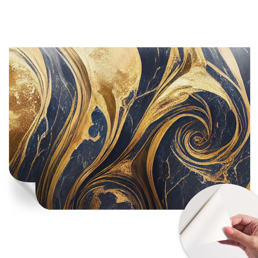 Papier peint photo moderne motif marbre pour salon
