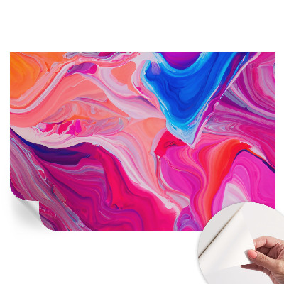 Papier peint photo moderne pour le salon vagues liquides