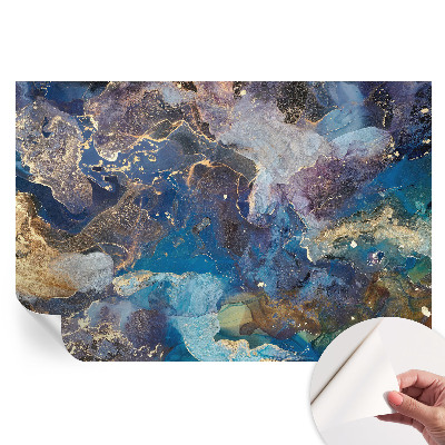 Papier peint autocollant pour le salon mosaïque cosmique