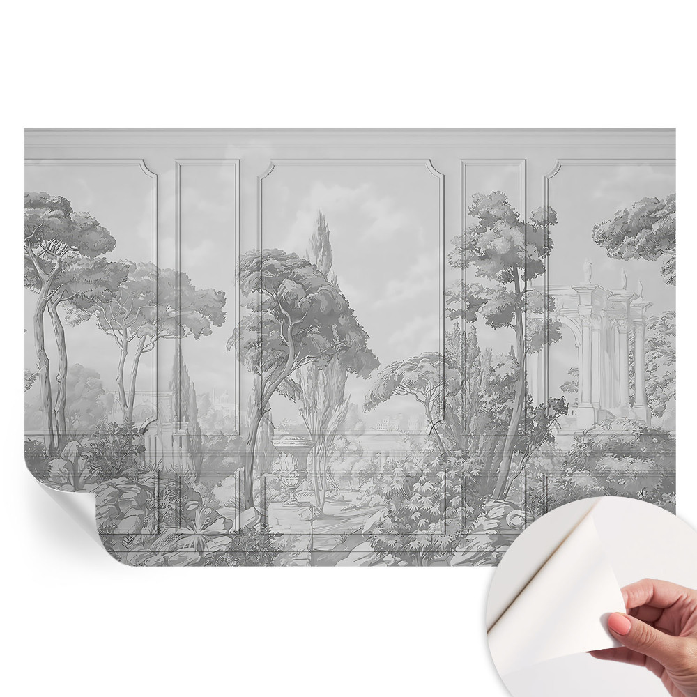 Papier peint photo autocollant atmosphère nature pour chambre
