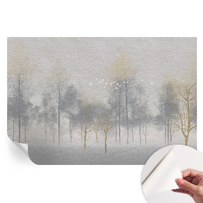 Papier peint autocollant Harmonie forestière pour le salon