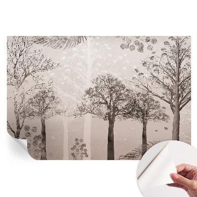 Papier peint autocollant Arbres délicats pour salon