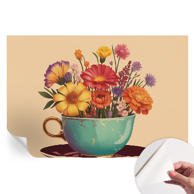 Papier peint photographique autocollant Un bouquet coloré