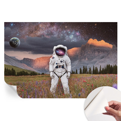 Papier peint photo autocollant pour la chambre paysage cosmique