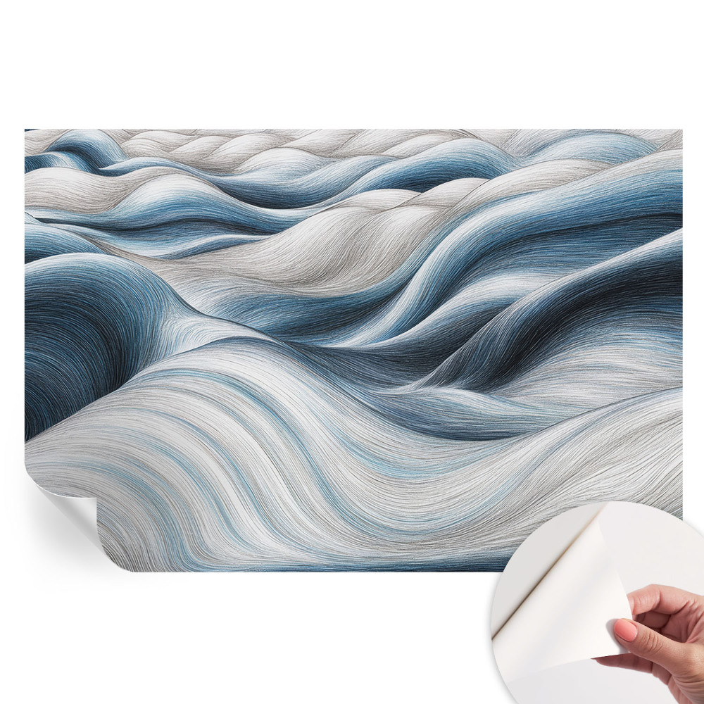 Papier peint photo autocollant Ondulations douces pour chambre