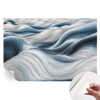Papier peint photo autocollant pour la chambre Ondulations douces