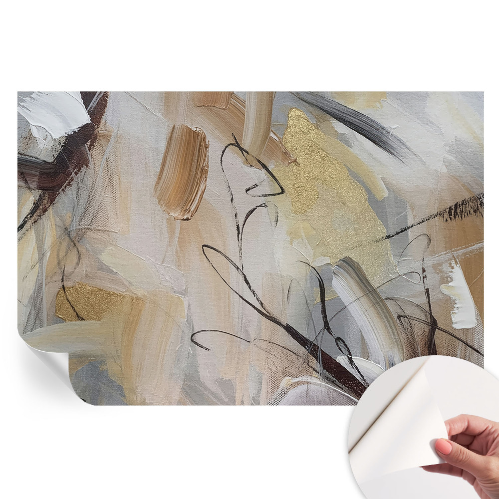 Papier peint photo moderne pour le salon Composition abstraite