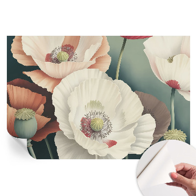 Papier peint photographique autocollant beauté florale