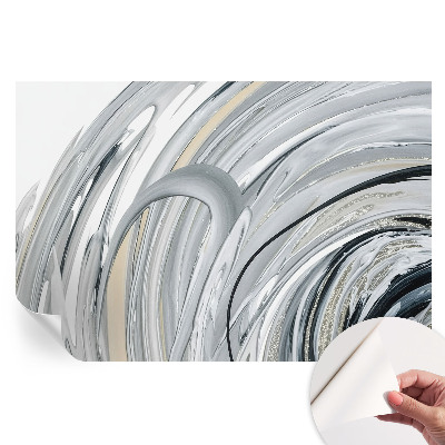 Papier peint photo autocollant pour chambre motif marbre abstrait
