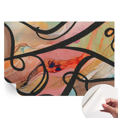 Papier peint photographique autocollant Mouvement coloré