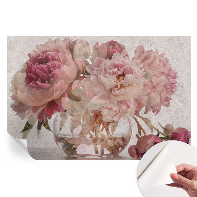 Papier peint autocollant Charme de pivoine pour salon