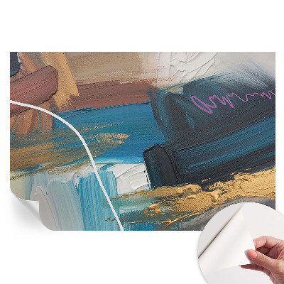 Papier peint autocollant pour le salon Motif abstrait