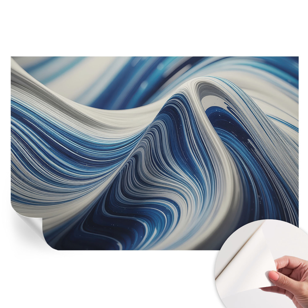 Fresque murale autocollante Abstraction harmonieuse