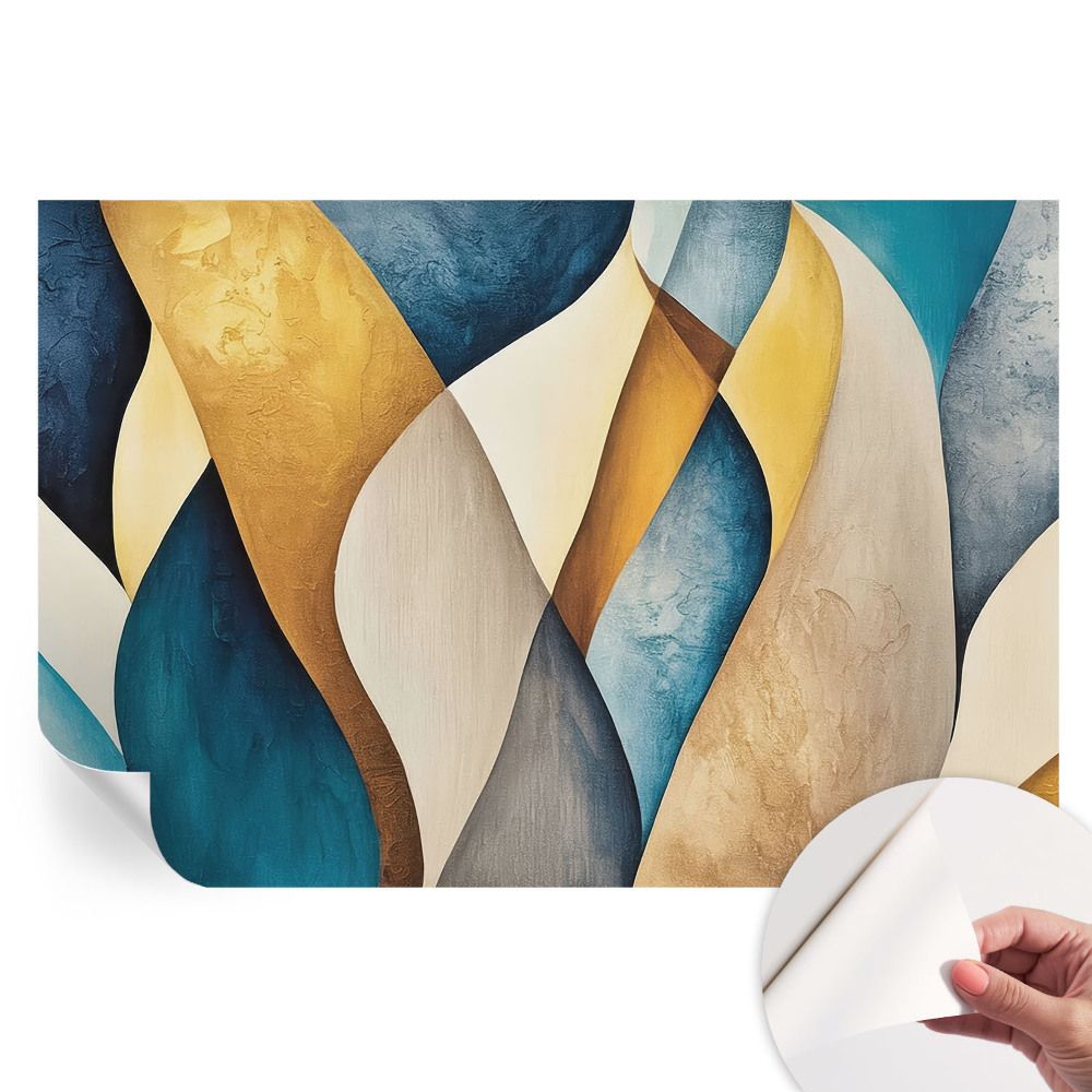 Papier peint photographique autocollant Abstraction ondulée