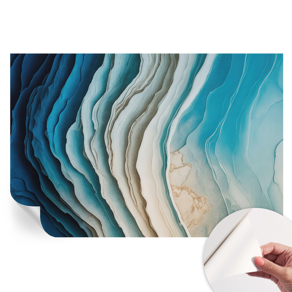 Papier peint autocollant pour le salon Vagues d'harmonie