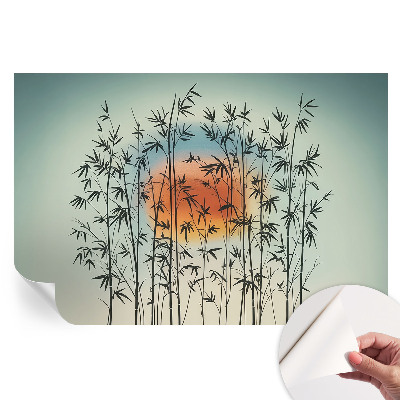 Papier peint autocollant pour le salon Harmonieux Ouest