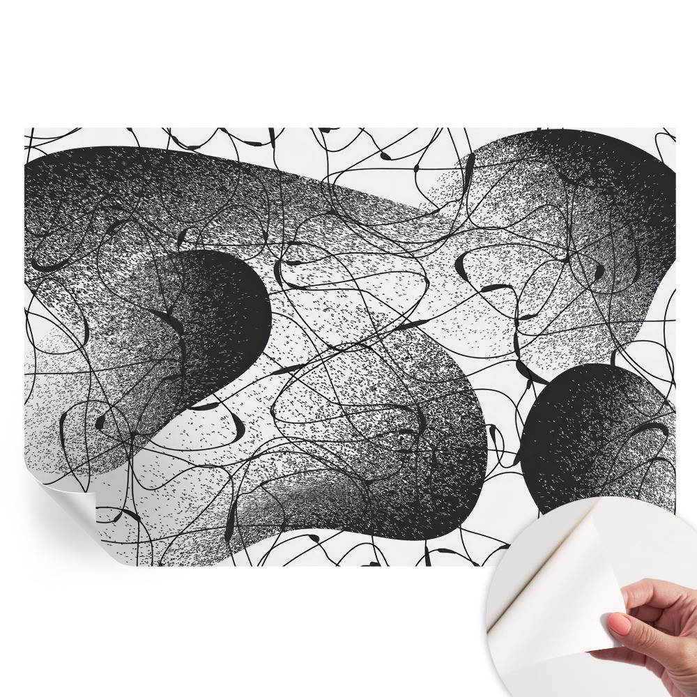 Papier peint photo autocollant pour la chambre Motif abstrait