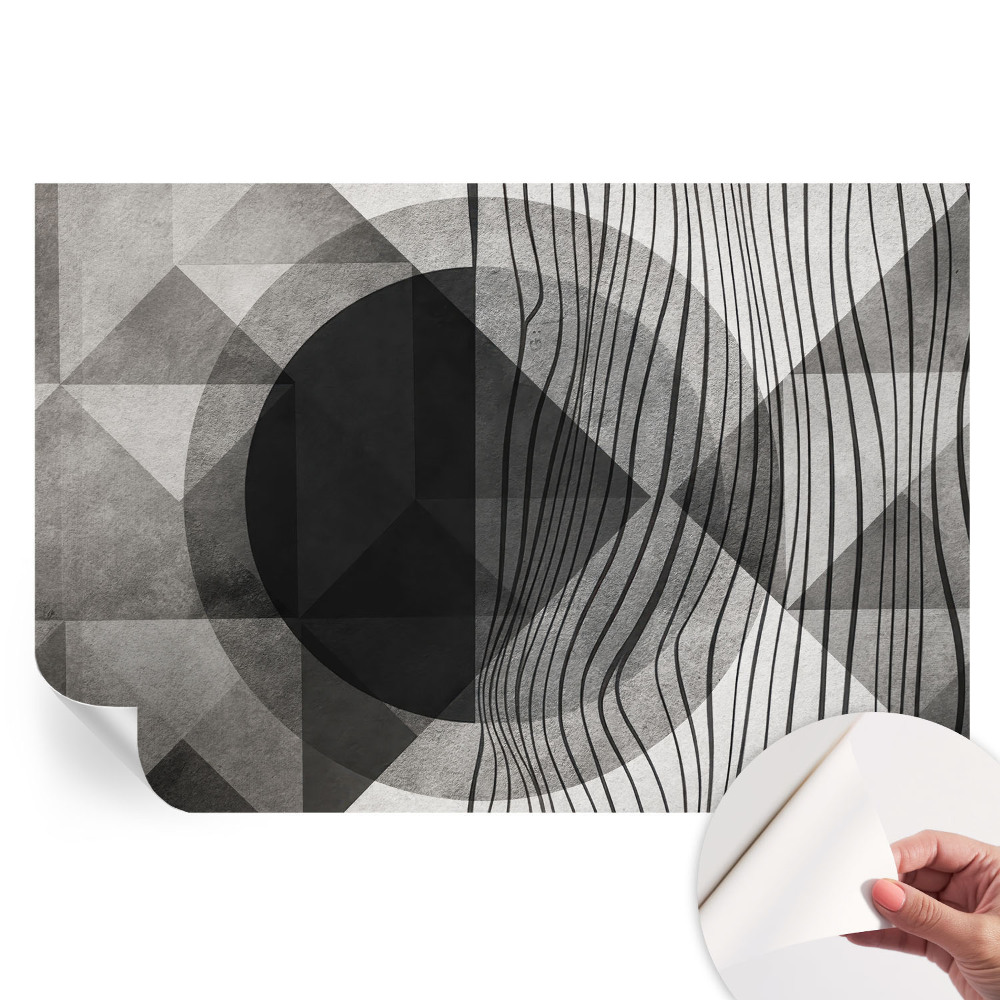 Papier peint photo moderne pour salon à motifs abstraits