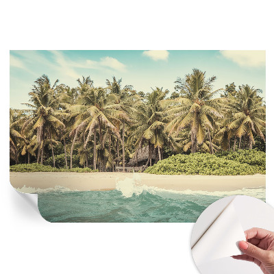 Papier peint photo moderne pour le salon Plage tropicale