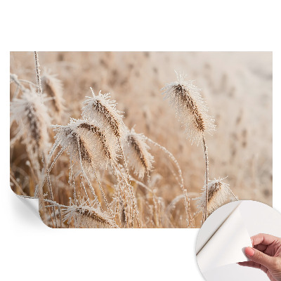 Papier peint photo autocollant paysage d'hiver