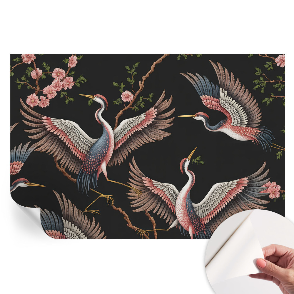 Papier peint autocollant pour le salon Motif floral