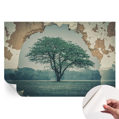 Papier peint photographique autocollant Un arbre solitaire