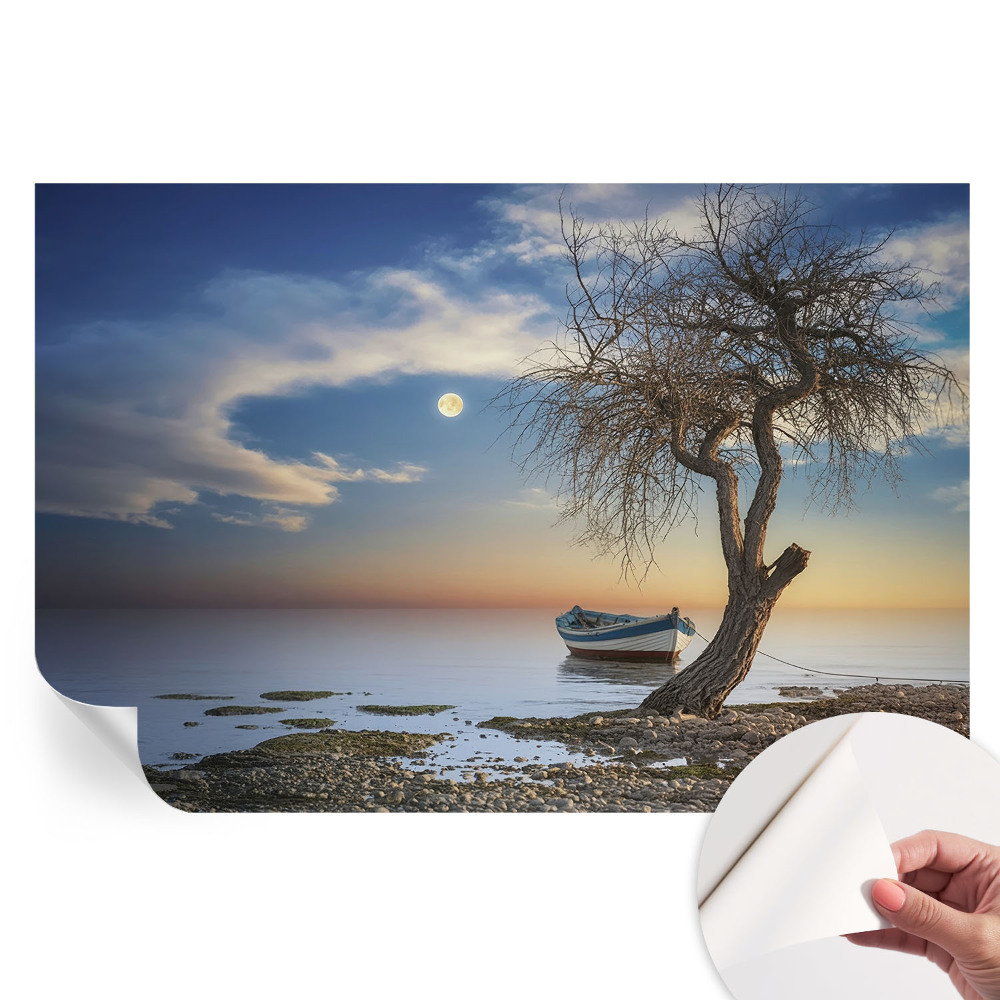 Papier peint autocollant pour le salon Un paysage paisible