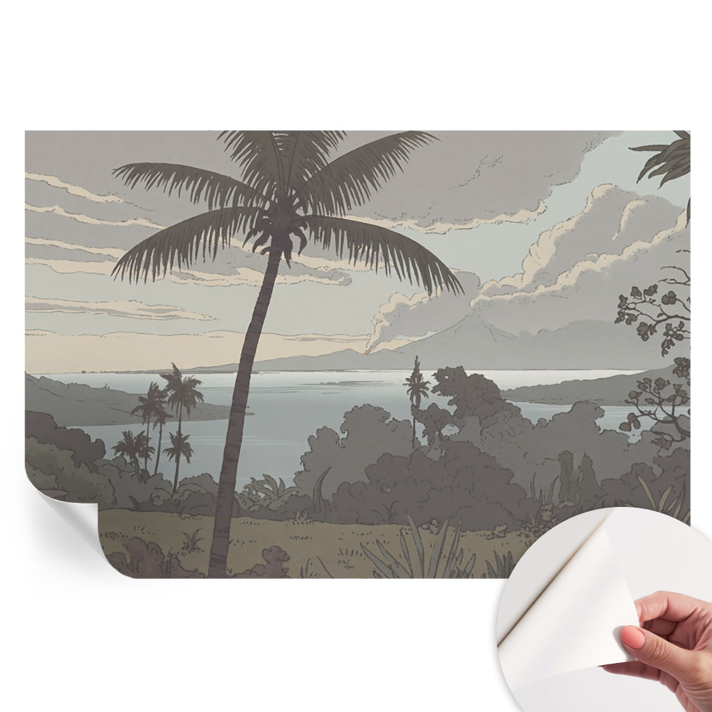 Papier peint photo autocollant pour la chambre Paysage exotique