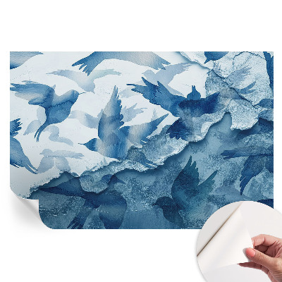 Papier peint photo moderne pour le salon Oiseaux dynamiques