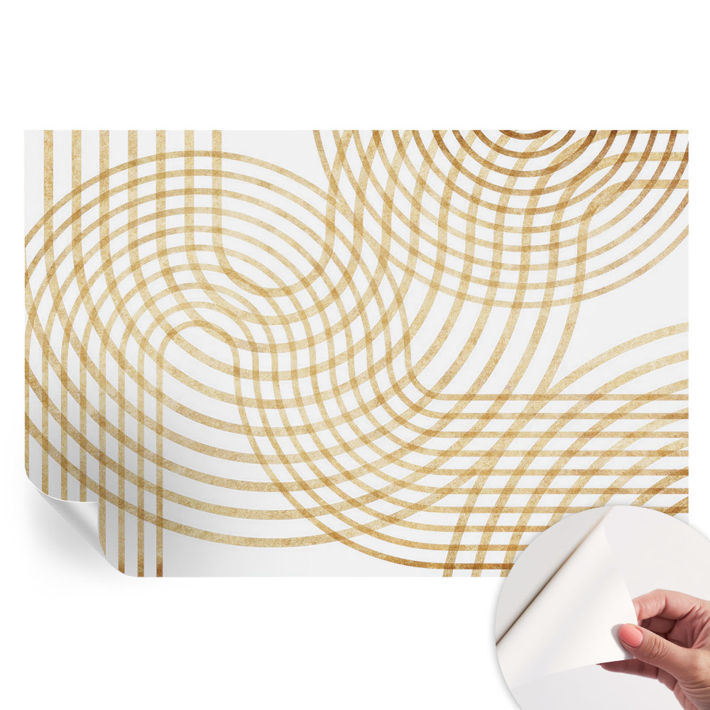 Papier peint photo autocollant pour la chambre Tissages géométriques
