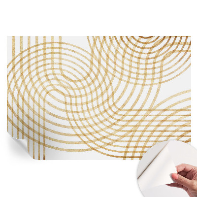 Papier peint photo autocollant pour la chambre Tissages géométriques