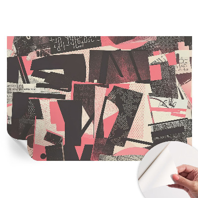 Papier peint photographique autocollant Collage géométrique