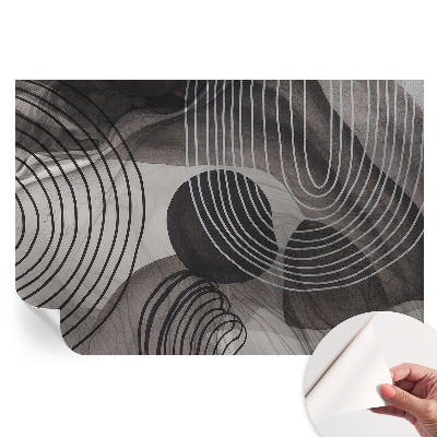 Papier peint autocollant pour le salon Harmonie des formes