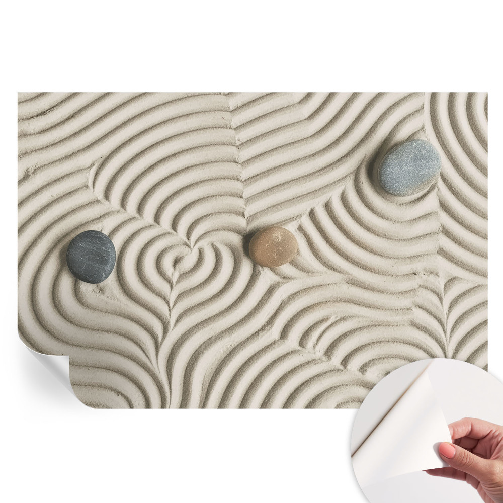 Papier peint autocollant pour le salon Vagues harmonieuses