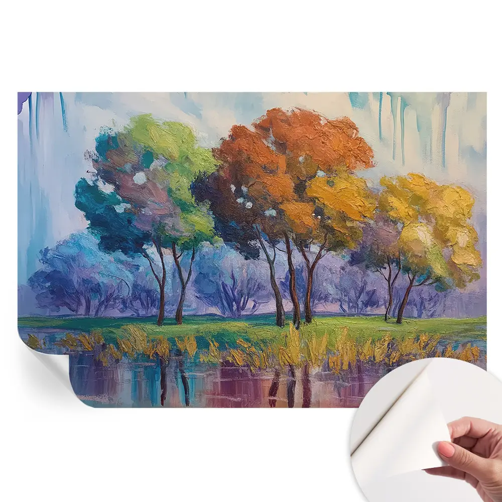 Papier peint autocollant pour salon Abstraction arborescente