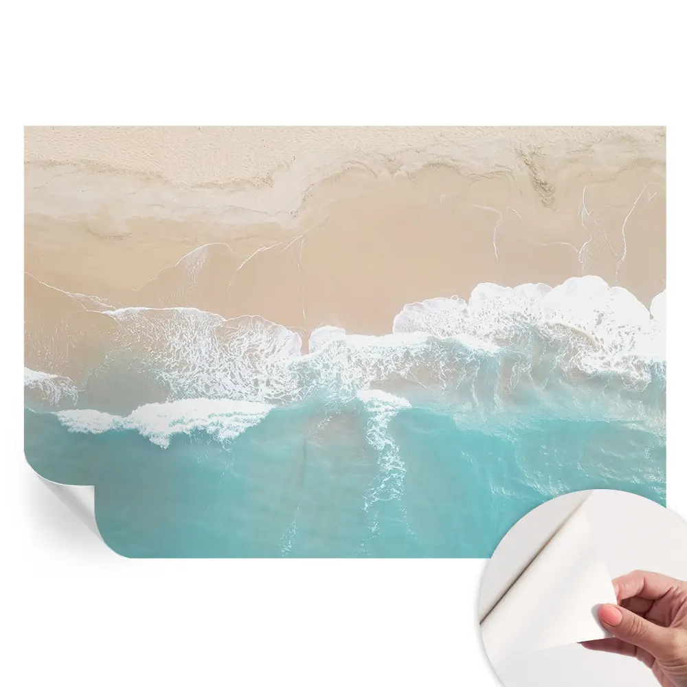 Papier peint photo autocollant Vagues rugissantes pour la chambre