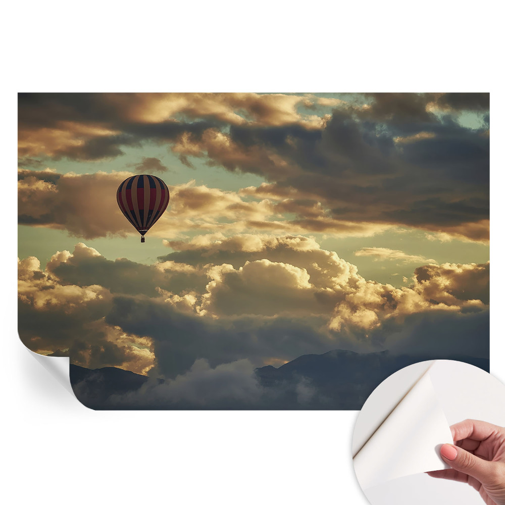Papier peint photo moderne pour le salon Ballon dans les nuages