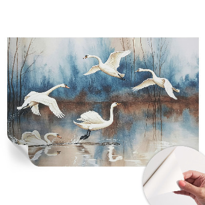 Papier peint photo moderne pour le salon Oiseaux en vol