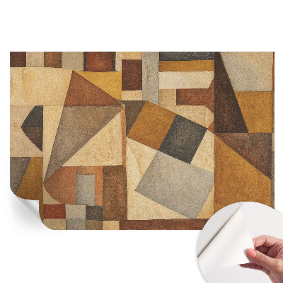 Papier peint autocollant pour le salon Abstraction géométrique