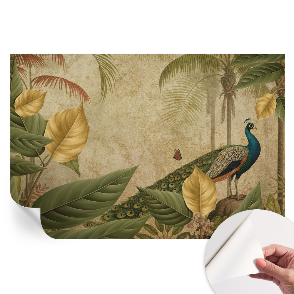 Papier peint autocollant pour le salon Oiseau exotique