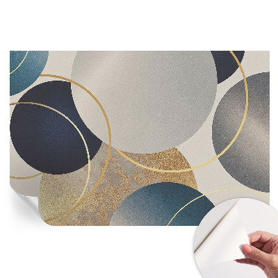 Papier peint photographique autocollant Cercles créatifs