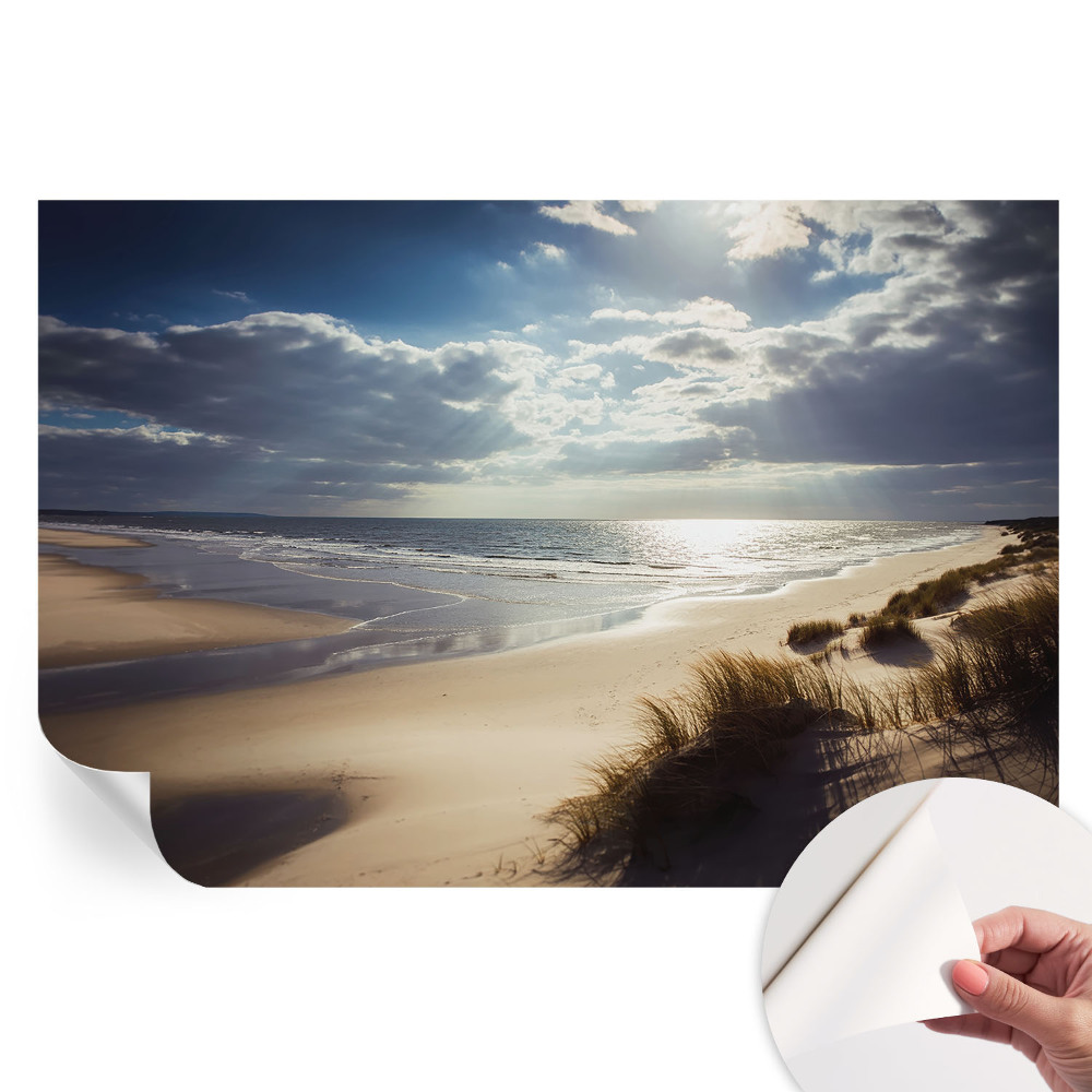 Papier peint photo moderne pour le salon Rivage radieux