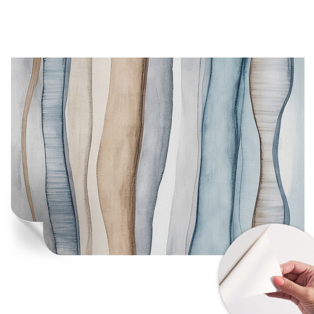Papier peint photo moderne pour le salon rayures abstraites