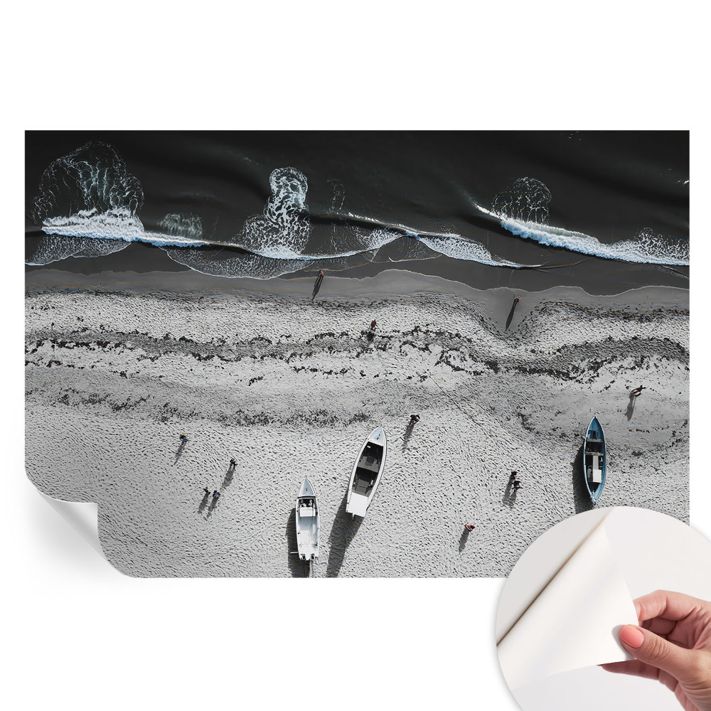 Papier peint photo moderne pour le salon tranquillité de la plage