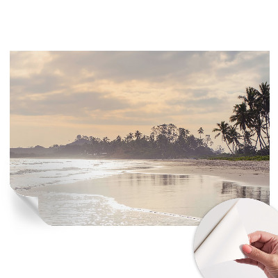 Papier peint photo moderne pour le salon Matinée à la plage