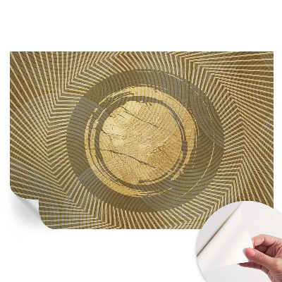 Papier peint photo autocollant Lignes rayonnantes pour chambre