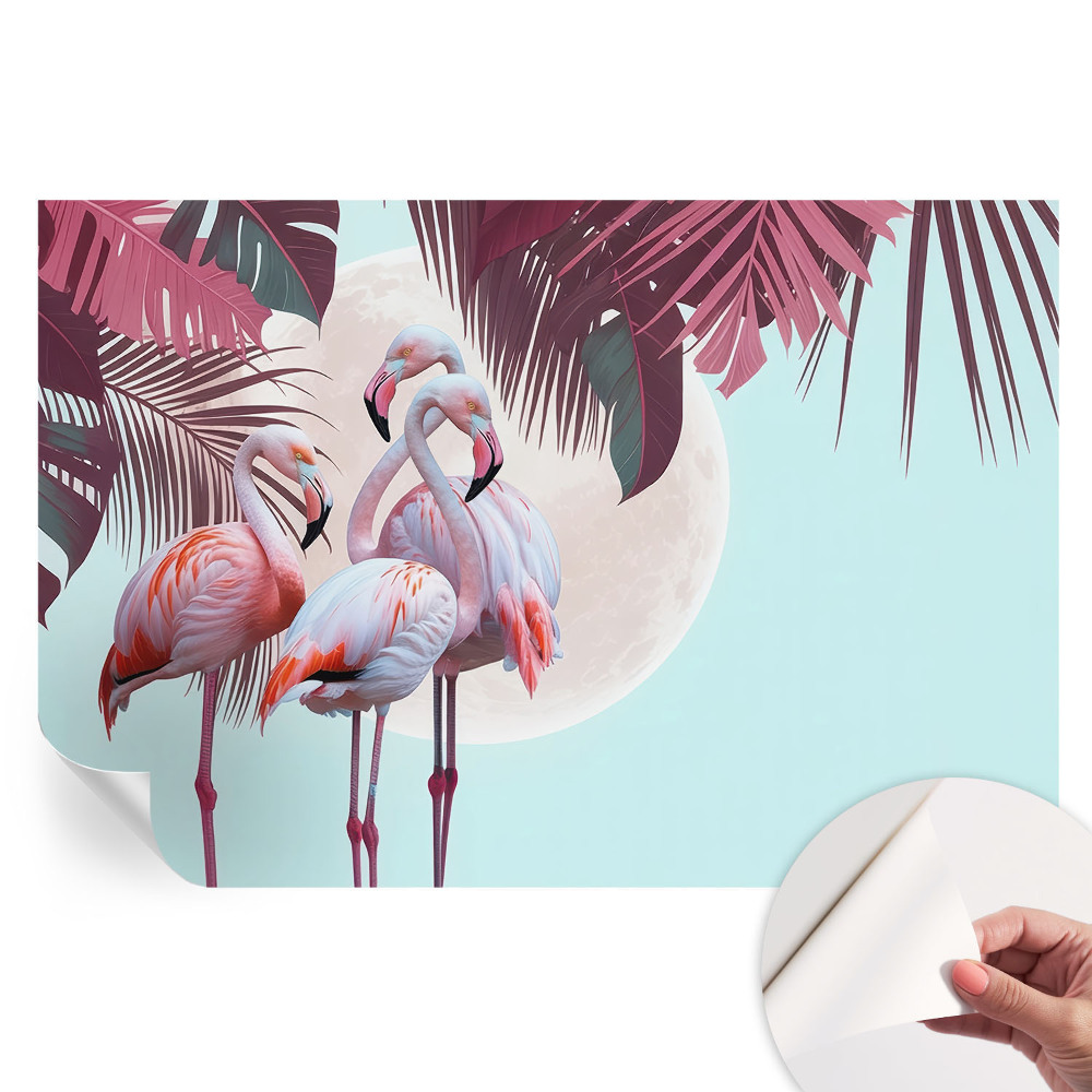 Papier peint photographique autocollant Oiseaux exotiques