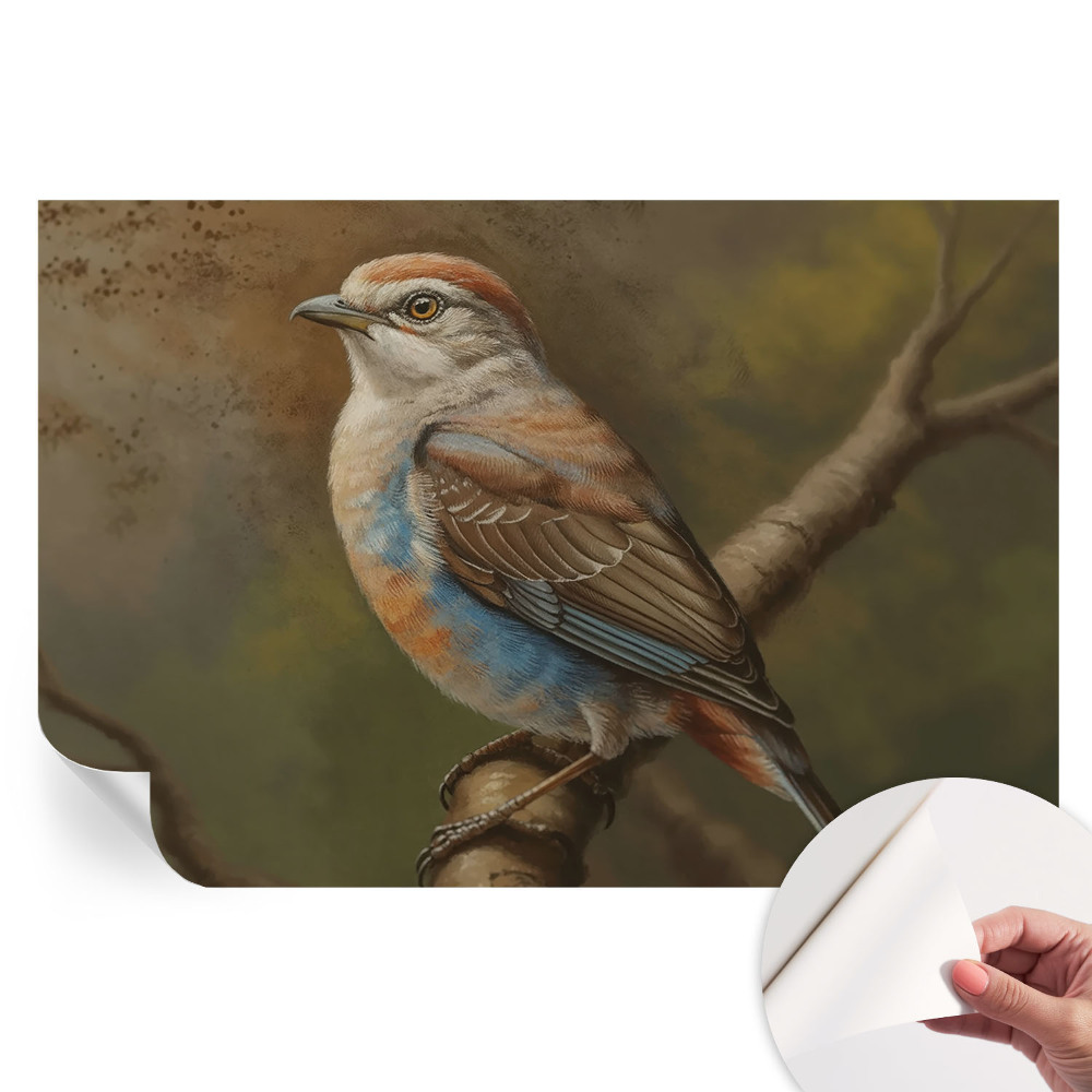 Papier peint photo moderne pour le salon Portrait d'oiseau